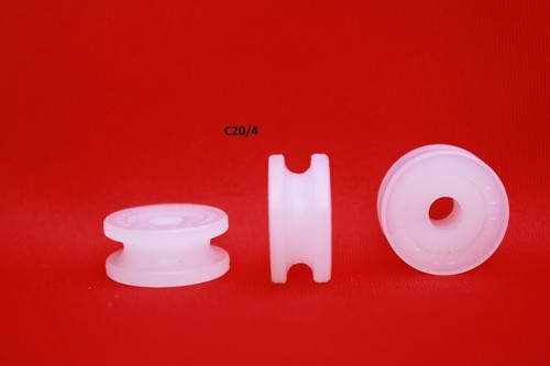 20mm round groove - 20mm, nylon