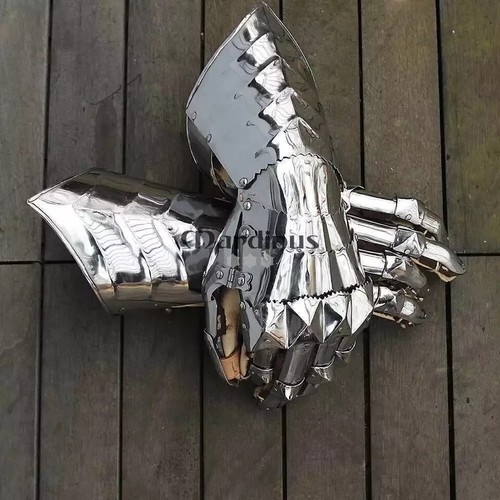 Gothic steel gauntlets armor - gothic,