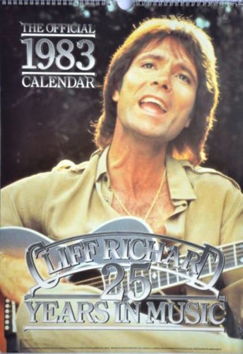 Cliff richard 1983 - 1983, calendar