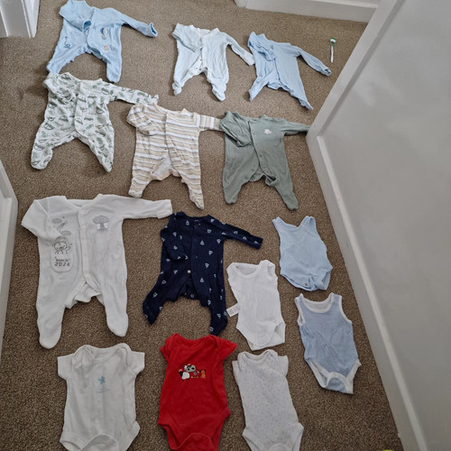 Nutmeg 11pc baby babygrow - nutmeg,