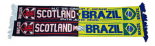SCOTLAND VS BRAZIL SCARF WORLD