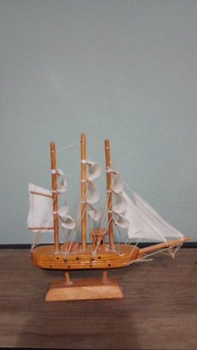 Vintage wooden small - wooden, boat