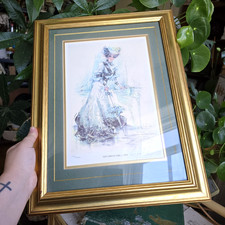 Vintage Framed Print Limited edition The Gibson Girl 1903 by Raymond Hughes 