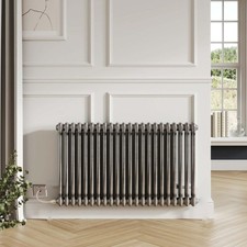Electric 3 Column Raw Metal Column Radiators – 600mm High