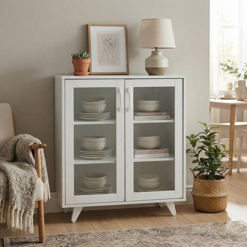 Elegant white sideboard - elegant,
