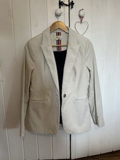 Boden Cord Blazer Cream Uk 10