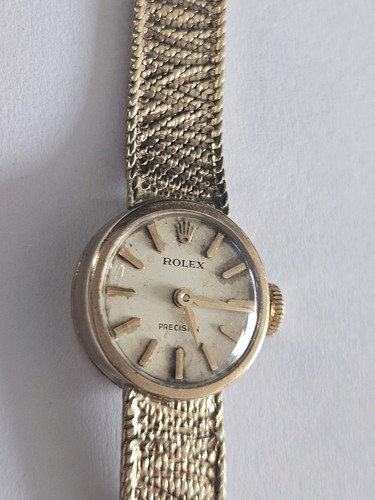Rolex precision 9ct solid - rolex,