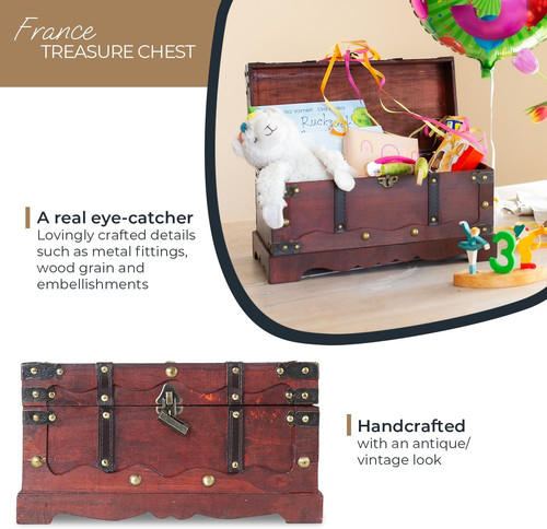 Hmf wooden treasure chest - hmf,