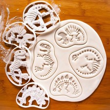 New Dinosaur Cookie Cutters Mold Dinosaur Biscuit Embossing Mould Sugarcraft
