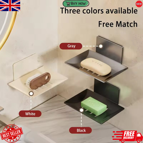 Drilling soap dish holder - dish,