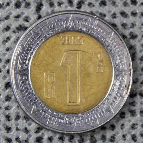 2005 peso mexico - peso, $1