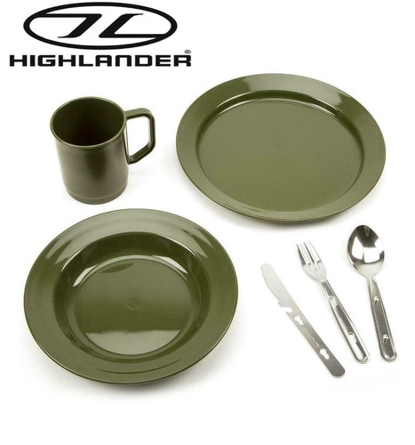 Highlander person camping - highlander,
