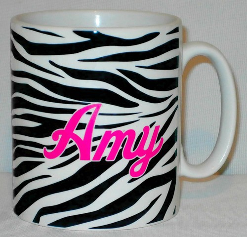 Zebra skin print mug - zebra,
