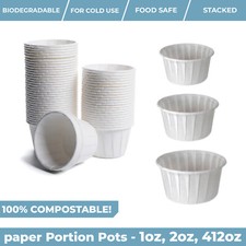 Paper Ramekin Sauce Pots