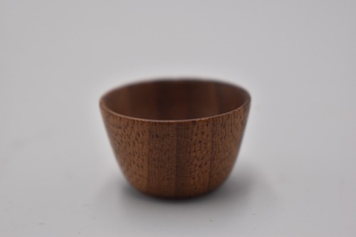 Vintage miniature teak hand - miniature,