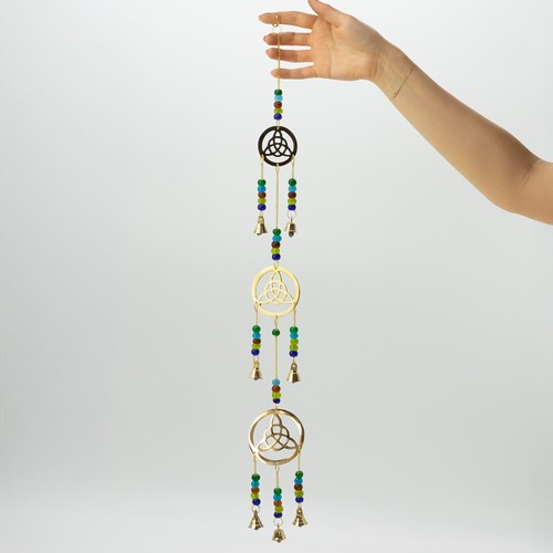 Indian chimes brass celtic - brass,