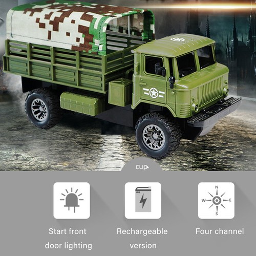 Green military truck 4 - rc,