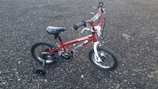 Kids Boys Mongoose SCAN R14 14" Wheels BMX Bike Stabilisers Age Range 4-6 Years
