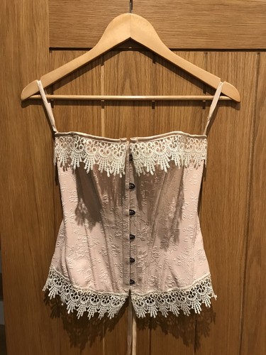 Vintage pink and cream - pink,