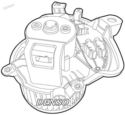 Blower fan for left - -hand, drive