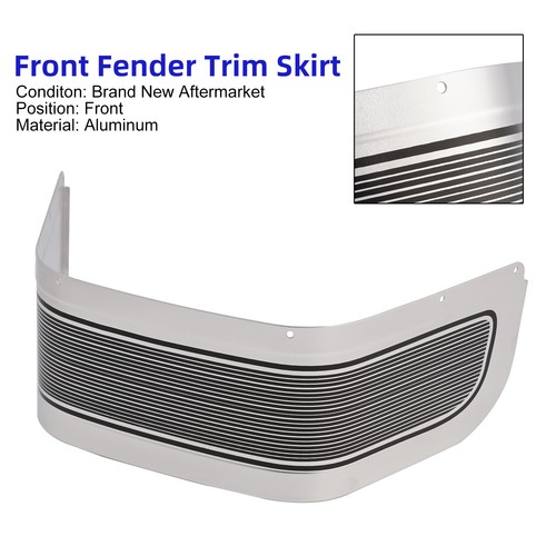 Front fender trim skirt for - fender,
