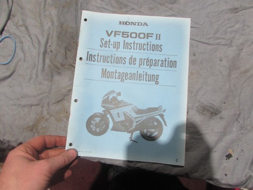 Honda vf500 vf500f2 setup - honda, f2