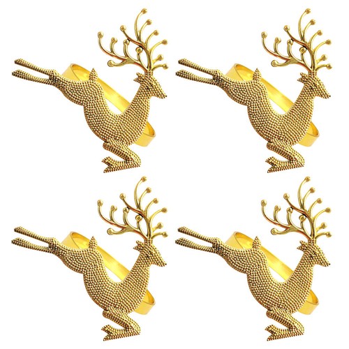 4pcs christmas napkin holders - napkin,