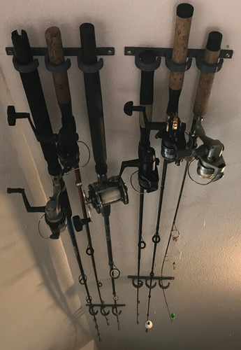 Fishing pole wall ceiling - fishing,
