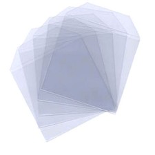Clear Plastic CD DVD Disc Covers Storage Case Sleeves Envelope Bag Wallets Flap