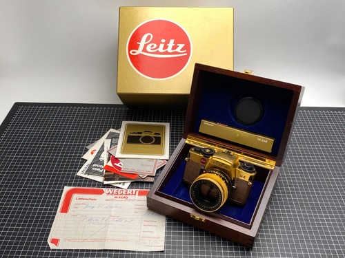 Leica carat gold set - r4, +