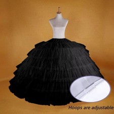 Full 6 Hoop Skirt Floor Length