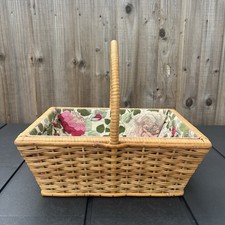 Vintage Wicker Shopping Basket