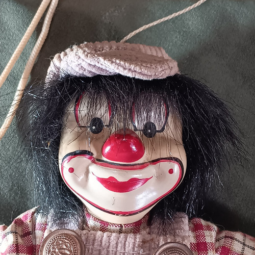 Vintage clown doll - vintage,