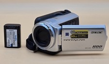 Sony Handycam DCR-SR37E Digital Camcorder 60GB HDD Silver Tested