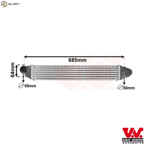 Charge air cooler - cooler, for