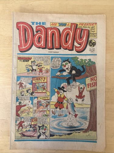 Dandy comic 1972 8th - comic,