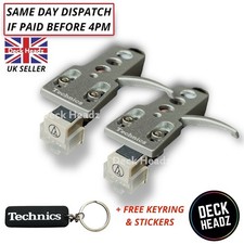 2 x Technics Headshell Audio