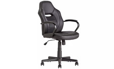 Argos Faux Black  Leather Gaming or Office Chair - 107cm x 55cm 