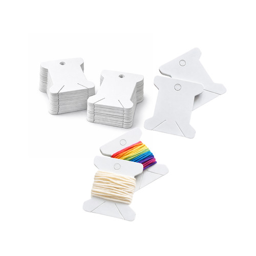 100 small bobbin cards - 100,