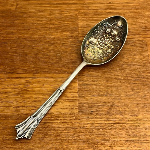Antique silver plated berry - antique,