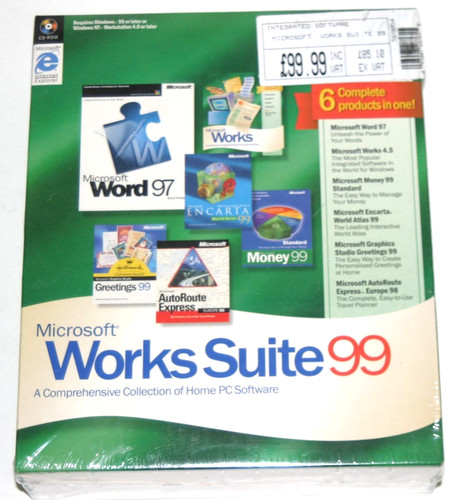 Sealed microsoft works suite - works,