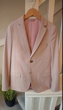 Boys Blazer M&S Size 9-10. BNWOT. Pockets. Dusty Pink / Taupe.