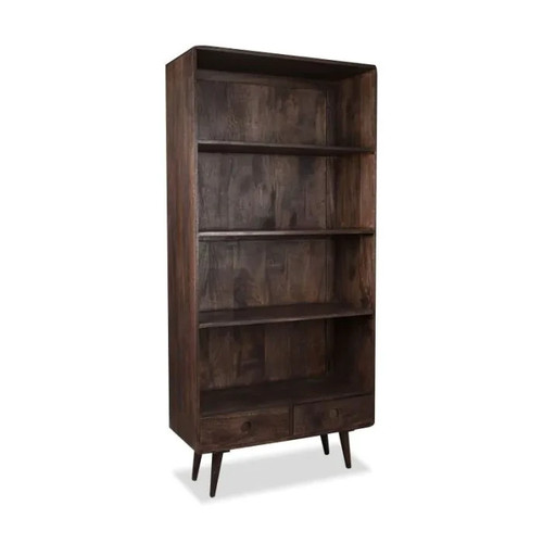 Solid mango wood vintage - wood, 85cm