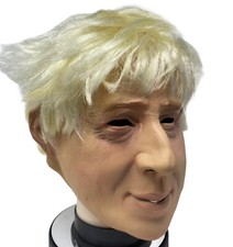 Boris Johnson Mask British Prime Minister Politician Celebrity Blond Wig Hair