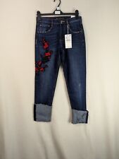 Zara ladies denim embroidered