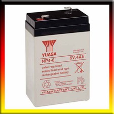 YUASA 6 VOLT 4AH BATTERY