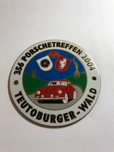 Vintage car badge porsche - car, 356