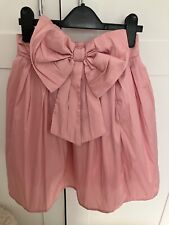 Girls age 8 Next puffy pink tutu bow skirt with petticoat occasion wear VGC