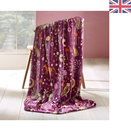Lightweight plush fleece throw - lightweight,