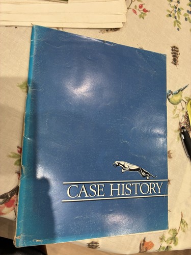 Jaguar case history - case, 1968